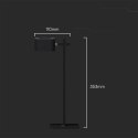 Lampka Biurkowa V-TAC 4w1 35cm Kinkiet Klips Latarka 3W LED CCT Czarna VT-10115 3000K-6000K 300lm
