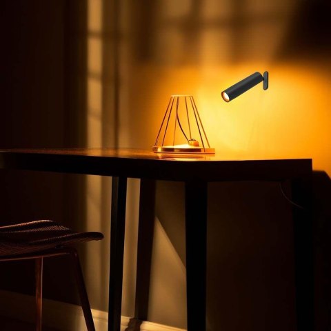 Lampka Biurkowa V-TAC 4w1 37cm Kinkiet Klips Latarka 3W LED Czarna VT-7413 4000K 300lm Lampka Biurkowa V-TAC 4w1 37cm Kinkiet Klips Latarka 3W LED Czarna VT-7413 4000K 300lm