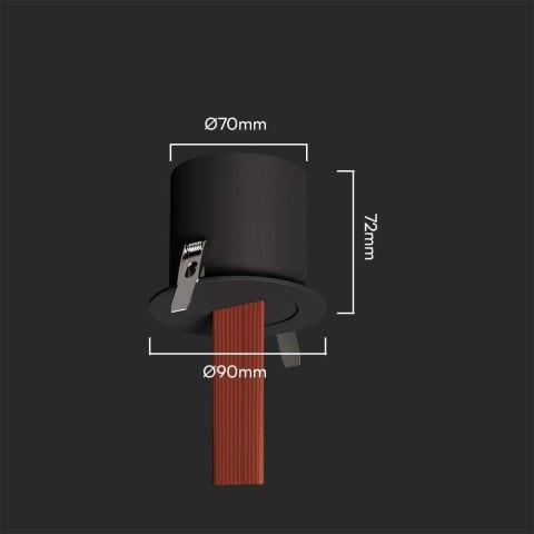 Mocowanie Podtynkowe 90x72mm Szynosystem Taśmowy 48V V-TAC Czarne 3 Lata Gwarancji Mocowanie Podtynkowe 90x72mm Szynosystem Taśmowy 48V V-TAC Czarne 3 Lata Gwarancji
