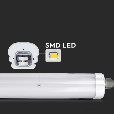 Oprawa Hermetyczna LED V-TAC G-SERIES 60cm 18W 120Lm/W VT-6076 4000K 2160lm Oprawa Hermetyczna LED V-TAC G-SERIES 60cm 18W 120Lm/W VT-6076 4000K 2160lm
