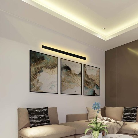 Oprawa Ścienna Elewacyjna LED Linia V-TAC 10W IP65 Czarna 51cm VT-1173 4000K 1300lm Oprawa Ścienna Elewacyjna LED Linia V-TAC 10W IP65 Czarna 51cm VT-1173 4000K 1300lm