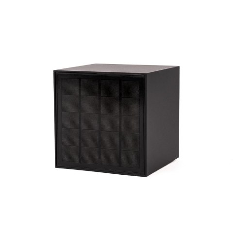 Oprawa Ścienna Solarna V-TAC 9W LED COB Regulowana Czarna Kostka 15x15cm IP65 VT-11109 4000K 860lm Oprawa Ścienna Solarna V-TAC 9W LED COB Regulowana Czarna Kostka 15x15cm IP65 VT-11109 4000K 860lm