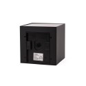 Oprawa Ścienna Solarna V-TAC 9W LED COB Regulowana Czarna Kostka 15x15cm IP65 VT-11109 4000K 860lm