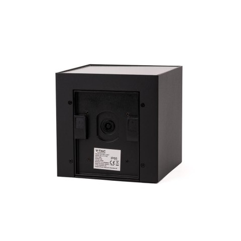 Oprawa Ścienna Solarna V-TAC 9W LED COB Regulowana Czarna Kostka 15x15cm IP65 VT-11109 4000K 860lm Oprawa Ścienna Solarna V-TAC 9W LED COB Regulowana Czarna Kostka 15x15cm IP65 VT-11109 4000K 860lm