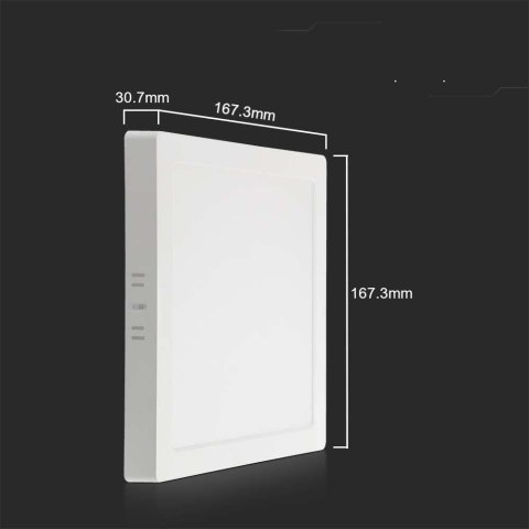 Panel LED V-TAC Natynkowy Premium Downlight 12W Kwadrat 170x170 VT-60012 4000K 1200lm Panel LED V-TAC Natynkowy Premium Downlight 12W Kwadrat 170x170 VT-60012 4000K 1200lm