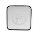 Plafon V-TAC 18W LED Kwadrat 25x25cm Natynkowy IP44 Czarny VT-8618B 6500K 1830lm