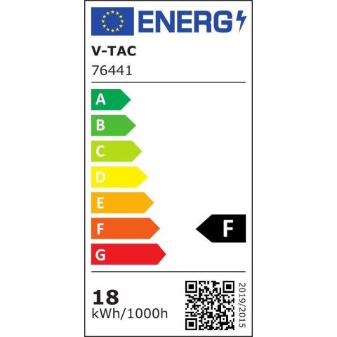 Plafon V-TAC 18W LED Kwadrat 25x25cm Natynkowy IP44 Czarny VT-8618B 6500K 1830lm Plafon V-TAC 18W LED Kwadrat 25x25cm Natynkowy IP44 Czarny VT-8618B 6500K 1830lm