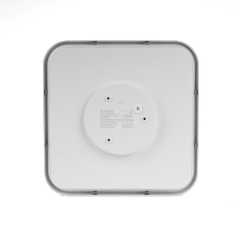 Plafon V-TAC 18W LED Kwadrat 30x30cm Natynkowy Pilot Czujnik Ruchu IP44 Biały VT-8618S 4000K 1830lm Plafon V-TAC 18W LED Kwadrat 30x30cm Natynkowy Pilot Czujnik Ruchu IP44 Biały VT-8618S 4000K 1830lm