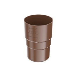 ZŁĄCZKA RURY SPUSTOWEJ 110MM BRĄZ BRYZA