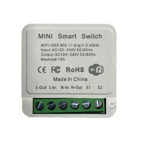 Bezprzewodowy Włącznik Switch Wi-Fi V-TAC 1x10A Dopuszkowy SMART LIFE TUYA Alexa Google Home VT-5101 Bezprzewodowy Włącznik Switch Wi-Fi V-TAC 1x10A Dopuszkowy SMART LIFE TUYA Alexa Google Home VT-5101