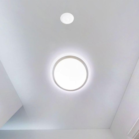 Czujnik Ruchu Obecności 360st V-TAC Natynkowy Sufitowy SLIM 25mm 360st fi76 1000W Biały VT-81014 5 Lat Gwarancji