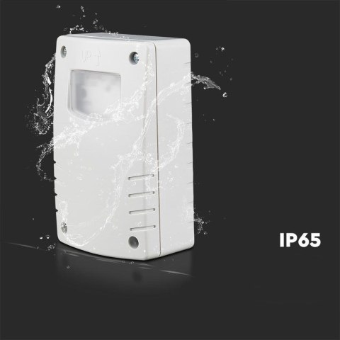 Czujnik Zmierzchu Światła z Timerem V-TAC 10A 2400W 3-500LUX IP65 VT-81007 5 Lat Gwarancji Czujnik Zmierzchu Światła z Timerem V-TAC 10A 2400W 3-500LUX IP65 VT-81007 5 Lat Gwarancji