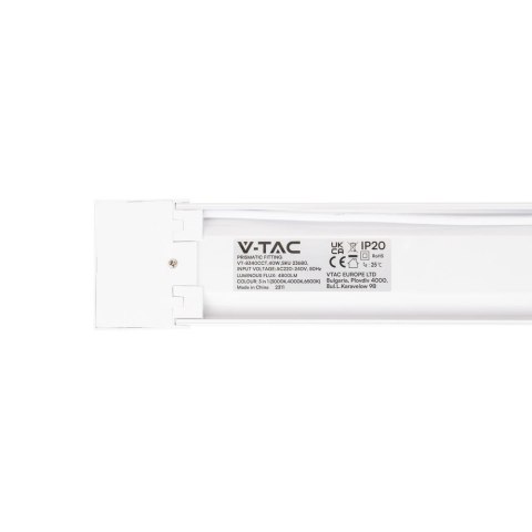 Oprawa V-TAC 40W LED Liniowa Natynkowa SAMSUNG CHIP 120cm 120Lm/W CCT Zmiana Barwy VT-8340CCT 3000K-6500K 4800lm 3 Lata Gwarancj Oprawa V-TAC 40W LED Liniowa Natynkowa SAMSUNG CHIP 120cm 120Lm/W CCT Zmiana Barwy VT-8340CCT 3000K-6500K 4800lm 3 Lata Gwarancj