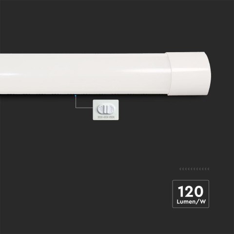 Oprawa V-TAC 40W LED Liniowa Natynkowa SAMSUNG CHIP 120cm 120Lm/W CCT Zmiana Barwy VT-8340CCT 3000K-6500K 4800lm 3 Lata Gwarancj Oprawa V-TAC 40W LED Liniowa Natynkowa SAMSUNG CHIP 120cm 120Lm/W CCT Zmiana Barwy VT-8340CCT 3000K-6500K 4800lm 3 Lata Gwarancj