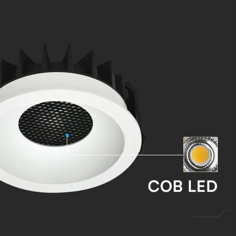 Oprawa V-TAC LED Downlight 18W BRIDGELUX CHIP CCT Biała Raster Antyolśnieniowy Plaster Miodu VT-17018 3000K-4000K-6400K 1860lm Oprawa V-TAC LED Downlight 18W BRIDGELUX CHIP CCT Biała Raster Antyolśnieniowy Plaster Miodu VT-17018 3000K-4000K-6400K 1860lm