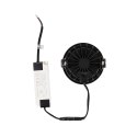 Oprawa V-TAC LED Downlight 18W BRIDGELUX CHIP CCT Czarna Raster Antyolśnieniowy Plaster Miodu VT-17018 3000K-4000K-6400K 1860lm