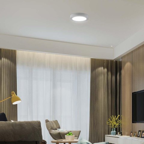 Panel Natynkowy V-TAC 24W LED SAMSUNG CHIP Okrągły 288x31mm VT-60024RD-S 4000K 2500lm Panel Natynkowy V-TAC 24W LED SAMSUNG CHIP Okrągły 288x31mm VT-60024RD-S 4000K 2500lm