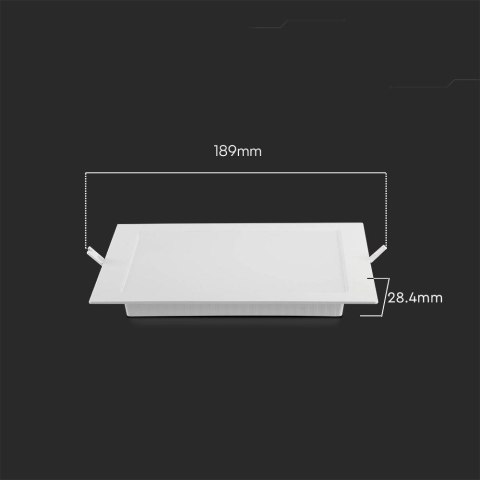 Panel Wpuszczany V-TAC 12W LED SAMSUNG CHIP Kwadrat 170x170mm VT-61012SQ-S 3000K 1200lm Panel Wpuszczany V-TAC 12W LED SAMSUNG CHIP Kwadrat 170x170mm VT-61012SQ-S 3000K 1200lm