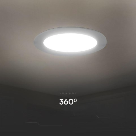 Panel Wpuszczany V-TAC 18W LED SAMSUNG CHIP Okrągły 220x28mm VT-61018RD-S 6500K 1980lm 5 Lat Gwarancji Panel Wpuszczany V-TAC 18W LED SAMSUNG CHIP Okrągły 220x28mm VT-61018RD-S 6500K 1980lm 5 Lat Gwarancji