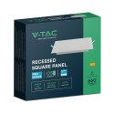 Panel Wpuszczany V-TAC 6W LED SAMSUNG CHIP Kwadrat 120x120mm VT-61006SQ-S 3000K 660lm