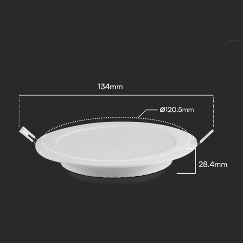 Panel Wpuszczany V-TAC 6W LED SAMSUNG CHIP Okrągły 120x28mm VT-61006RD-S 6500K 660lm 5 Lat Gwarancji Panel Wpuszczany V-TAC 6W LED SAMSUNG CHIP Okrągły 120x28mm VT-61006RD-S 6500K 660lm 5 Lat Gwarancji