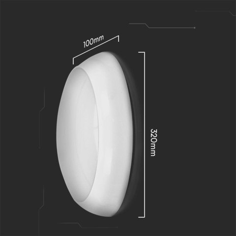 Plafon LED V-TAC Czujnik/CCT/Awaria 3godziny 8W/16W/20W SAMSUNG CHIP IP65 IK08 VT-8633 3000K-4000K-6400K 2600lm 3 Lata Gwarancji Plafon LED V-TAC Czujnik/CCT/Awaria 3godziny 8W/16W/20W SAMSUNG CHIP IP65 IK08 VT-8633 3000K-4000K-6400K 2600lm 3 Lata Gwarancji