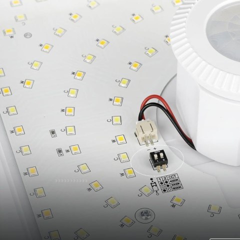 Plafon LED V-TAC SAMSUNG CHIP 12W 29x29cm Czujnik Ruchu CCT Kwadratowy Biały VT-81003 3000K-4000K-6000K 1100lm 5 Lat Gwarancji Plafon LED V-TAC SAMSUNG CHIP 12W 29x29cm Czujnik Ruchu CCT Kwadratowy Biały VT-81003 3000K-4000K-6000K 1100lm 5 Lat Gwarancji