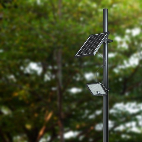 Projektor LED Solarny V-TAC 10W Pilot, AUTO, Timer, Czujnik Ruchu, IP65, CCT VT-411CCT 4000K+6000K 1500lm Projektor LED Solarny V-TAC 10W Pilot, AUTO, Timer, Czujnik Ruchu, IP65, CCT VT-411CCT 4000K+6000K 1500lm