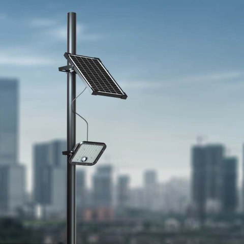 Projektor LED Solarny V-TAC 10W Pilot, AUTO, Timer, Czujnik Ruchu, IP65, CCT VT-411CCT 4000K+6000K 1500lm Projektor LED Solarny V-TAC 10W Pilot, AUTO, Timer, Czujnik Ruchu, IP65, CCT VT-411CCT 4000K+6000K 1500lm
