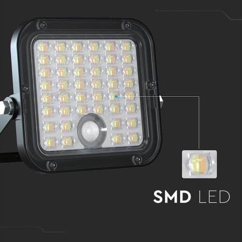Projektor LED Solarny V-TAC 10W Pilot, AUTO, Timer, Czujnik Ruchu, IP65, CCT VT-411CCT 4000K+6000K 1500lm Projektor LED Solarny V-TAC 10W Pilot, AUTO, Timer, Czujnik Ruchu, IP65, CCT VT-411CCT 4000K+6000K 1500lm