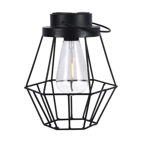 Przenośna Lampa Solarna V-TAC LED IP44 Czarna 18x21cm VT-7995 2700K 8lm Przenośna Lampa Solarna V-TAC LED IP44 Czarna 18x21cm VT-7995 2700K 8lm