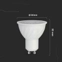 Żarówka LED V-TAC SAMSUNG CHIP 6W GU10 110st Ściemnialna VT-247 4000K 445lm