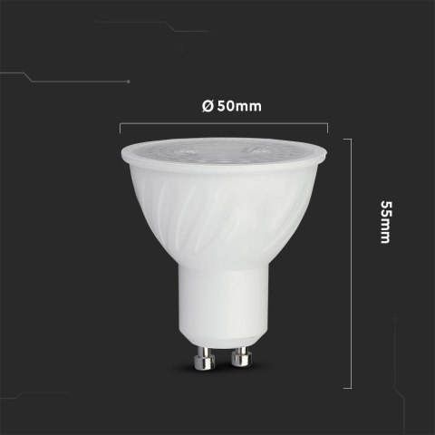 Żarówka LED V-TAC SAMSUNG CHIP 6W GU10 110st VT-247 3000K 445lm Żarówka LED V-TAC SAMSUNG CHIP 6W GU10 110st VT-247 3000K 445lm