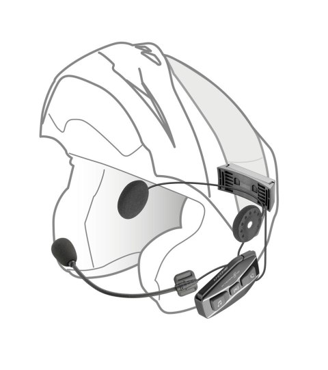 Intercom motocyklowy INTERPHONE U-COM 16, komplet na 2 kaski Intercom motocyklowy INTERPHONE U-COM 16, komplet na 2 kaski