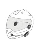 Intercom motocyklowy INTERPHONE U-COM 6R, komplet na 2 kaski