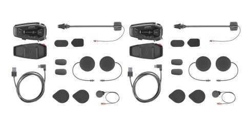 Intercom motocyklowy INTERPHONE U-COM 8R, komplet na 2 kaski Intercom motocyklowy INTERPHONE U-COM 8R, komplet na 2 kaski