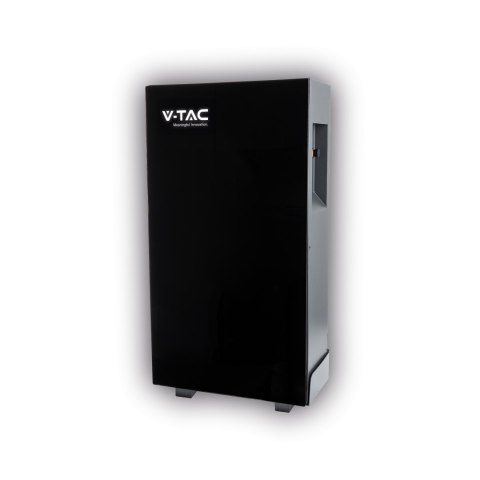 Magazyn Bank Energii V-TAC Czarny Szklany Front 10.24kWh 200Ah/51.2V 10240Wh LiFePO4 BMS VT-10240B 10 Lat Gwarancji Magazyn Bank Energii V-TAC Czarny Szklany Front 10.24kWh 200Ah/51.2V 10240Wh LiFePO4 BMS VT-10240B 10 Lat Gwarancji