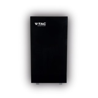 Magazyn Bank Energii V-TAC Czarny Szklany Front 10.24kWh 200Ah/51.2V LiFePO4 BMS VT-10240B 10 Lat Gwarancji