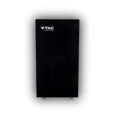 Magazyn Bank Energii V-TAC Czarny Szklany Front 10.24kWh 200Ah/51.2V 10240Wh LiFePO4 BMS VT-10240B 10 Lat Gwarancji Magazyn Bank Energii V-TAC Czarny Szklany Front 10.24kWh 200Ah/51.2V 10240Wh LiFePO4 BMS VT-10240B 10 Lat Gwarancji