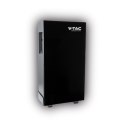 Magazyn Bank Energii V-TAC Czarny Szklany Front 10.24kWh 200Ah/51.2V 10240Wh LiFePO4 BMS VT-10240B 10 Lat Gwarancji