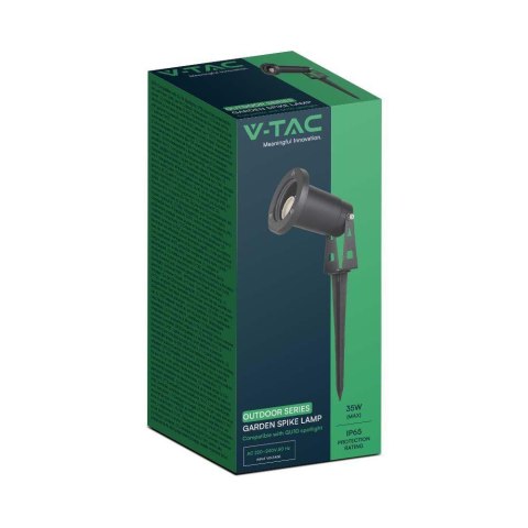 Oprawa Gruntowa Ogrodowa Wbijana Aluminium GU10 Czarna IP65 V-TAC VT-1119 3 Lata Gwarancji Oprawa Gruntowa Ogrodowa Wbijana Aluminium GU10 Czarna IP65 V-TAC VT-1119 3 Lata Gwarancji