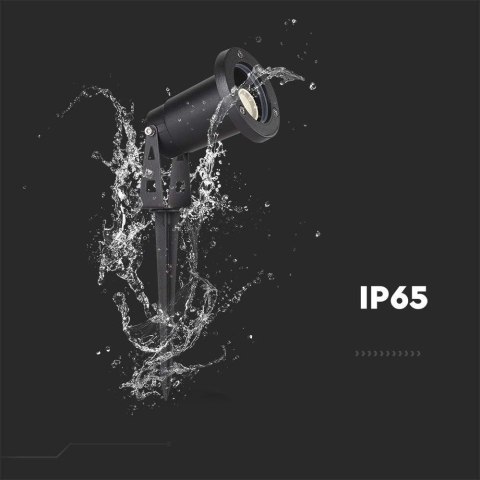 Oprawa Gruntowa Ogrodowa Wbijana Aluminium GU10 Czarna IP65 V-TAC VT-1119 3 Lata Gwarancji Oprawa Gruntowa Ogrodowa Wbijana Aluminium GU10 Czarna IP65 V-TAC VT-1119 3 Lata Gwarancji