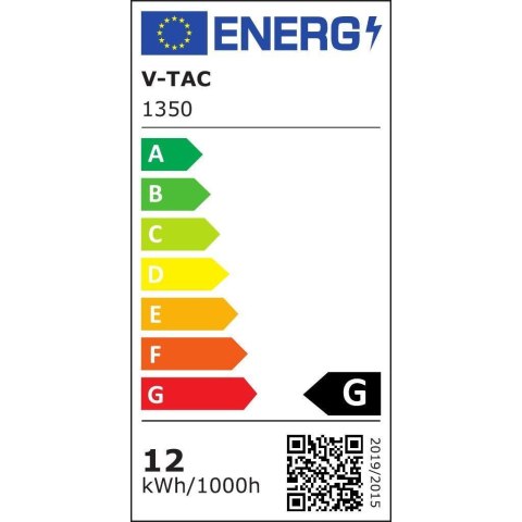 Plafon 12W LED V-TAC Owal Czarna IP54 VT-8010-B 3000K 840lm Plafon 12W LED V-TAC Owal Czarna IP54 VT-8010-B 3000K 840lm