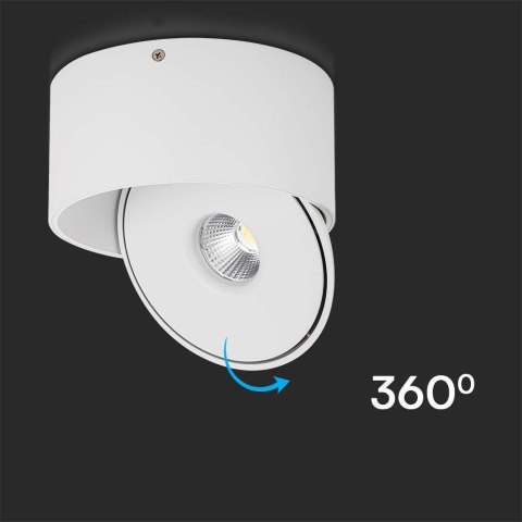 Oprawa Natynkowa Downlight V-TAC 28W Uchylna CRI90 CCT Biała VT-2833 3000K-4000K-6400K 2500lm Oprawa Natynkowa Downlight V-TAC 28W Uchylna CRI90 CCT Biała VT-2833 3000K-4000K-6400K 2500lm