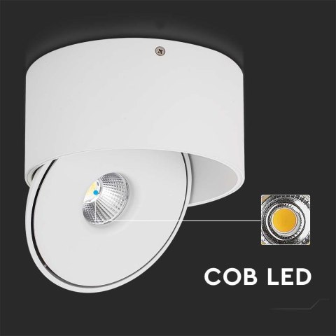 Oprawa Natynkowa Downlight V-TAC 28W Uchylna CRI90 CCT Biała VT-2833 3000K-4000K-6400K 2500lm Oprawa Natynkowa Downlight V-TAC 28W Uchylna CRI90 CCT Biała VT-2833 3000K-4000K-6400K 2500lm