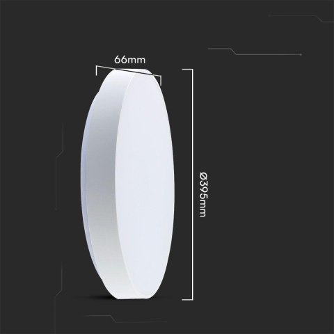 Plafon V-TAC 40W ELEGANT fi.40cm CCT Pilot TIMER VT-8563 3000K-6500K 4000lm Plafon V-TAC 40W ELEGANT fi.40cm CCT Pilot TIMER VT-8563 3000K-6500K 4000lm