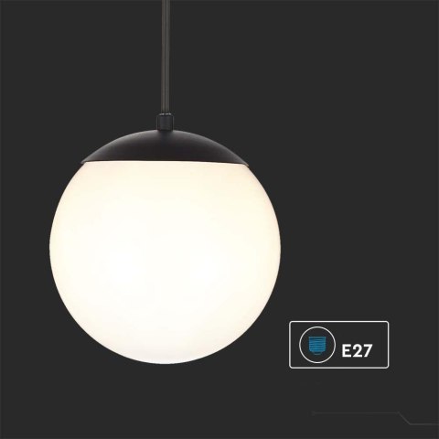 Oprawa Zwieszana Kula Ogrodowa V-TAC E27 Czarny MAT VT-1226 3 Lata Gwarancji Oprawa Zwieszana Kula Ogrodowa V-TAC E27 Czarny MAT VT-1226 3 Lata Gwarancji