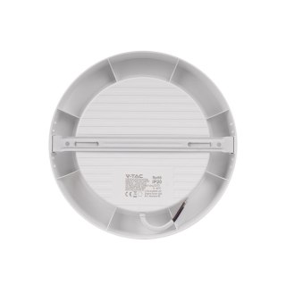 Panel Natynkowy V-TAC 18W LED SAMSUNG CHIP Okrągły 215x30mm VT-60018RD-S 6500K 1980lm 5 Lat Gwarancji