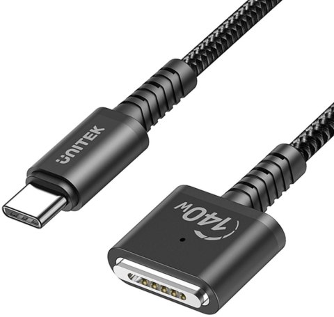 Unitek Kabel zasilający USB-C - MagSafe 3 140W 3 m