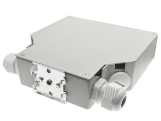 Przełącznica światłowodowa na szynę DIN 8xSC simplex / 8xLC duplex z płytą czołową ALANTEC
